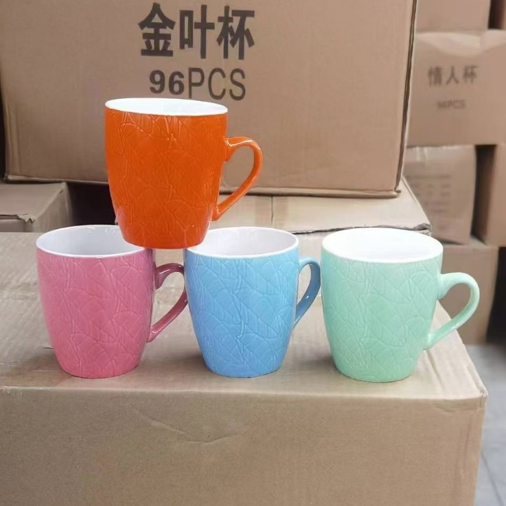 Tazas de cerámica tazas de agua de gran capacidad tazas de café de estilo cortés lindas tazas de leche tazas de pareja image 4