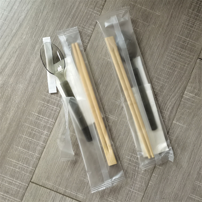 使い捨て食器 3～4本セット フォーク・スプーン・箸 2本セット ティッシュ付き テイクアウト チャンヘク|undefined