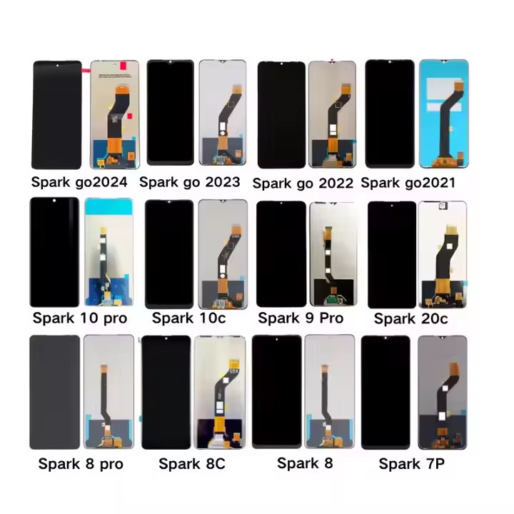 Aplicable a Tecno Spark Go 2024 Asamblea de pantalla LCD BG6 Asamblea de pantalla LCD