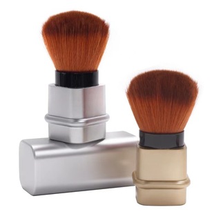 Cross-border new high-end nail powder dust brush retractable blush brush loose paint highlight foundation brush beauty tools