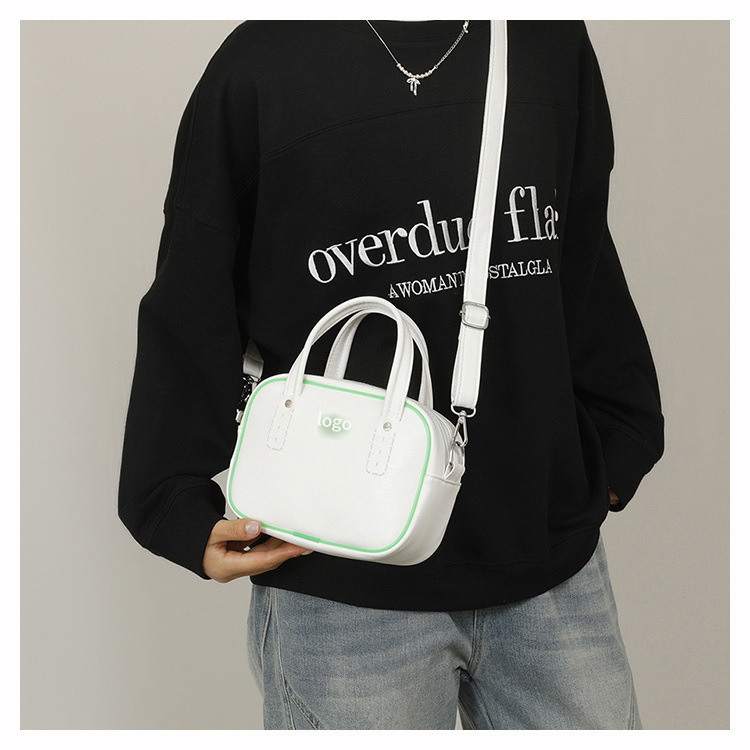 Solid Color Simple Adidas Shoulder Bag 2025 Three-Leaf Fashion Versatile Crossbody Bag Texture Handbag Small Square Bag Wholesale