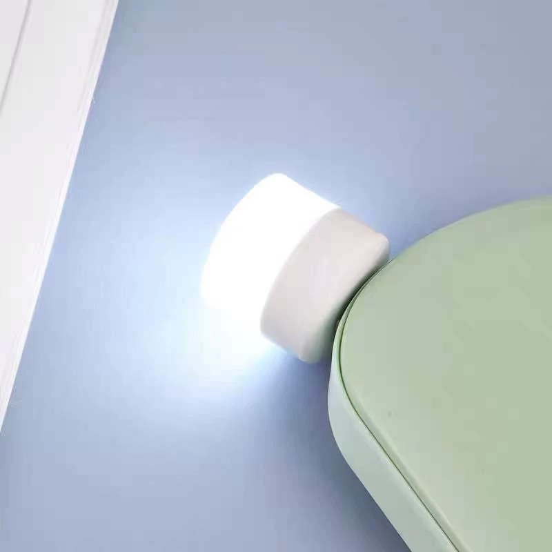 Manufacturer supply USB small night lamp mini USB light bedroom bedside gift small light plastic desktop LED lamp floor