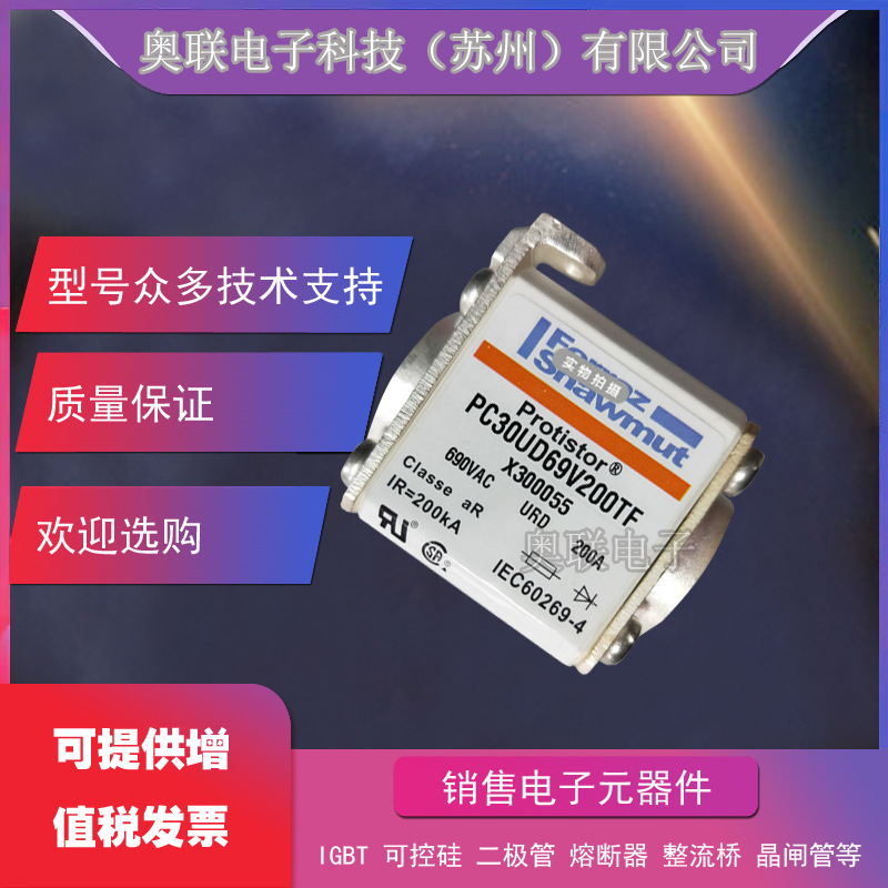 PC30UD69V160TF W300054 PC30UD69V200TF X300055法国罗兰熔断器