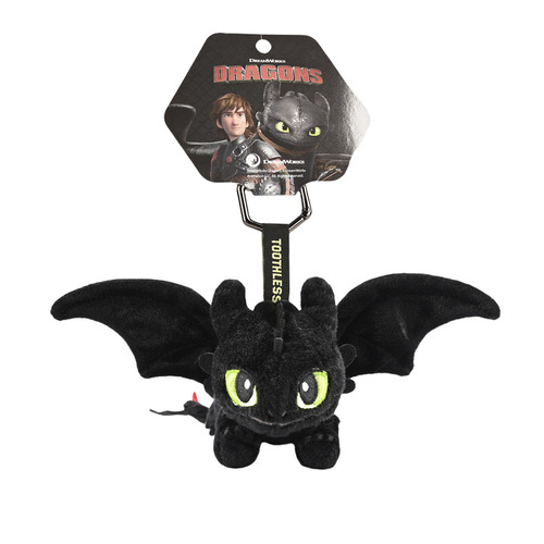 Genuine Universal Studios dragon tamer toothless doll pendant night evil light evil plush toys schoolbag pendant