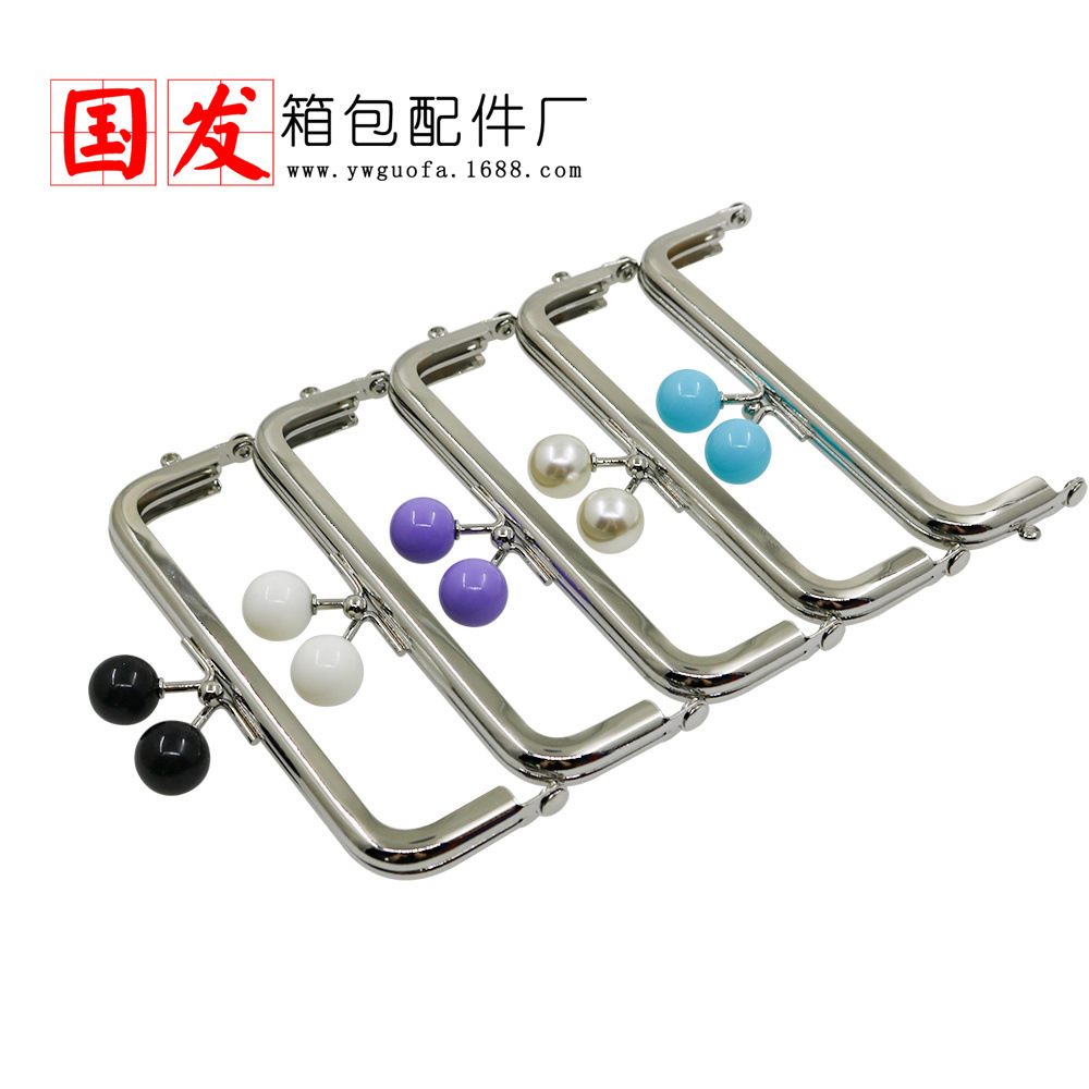 Protección del medio ambiente: 11.5CM cuadrado no poroso cabeza de caramelo oro 14MM cabeza de perlas viscosas de color de caramelo