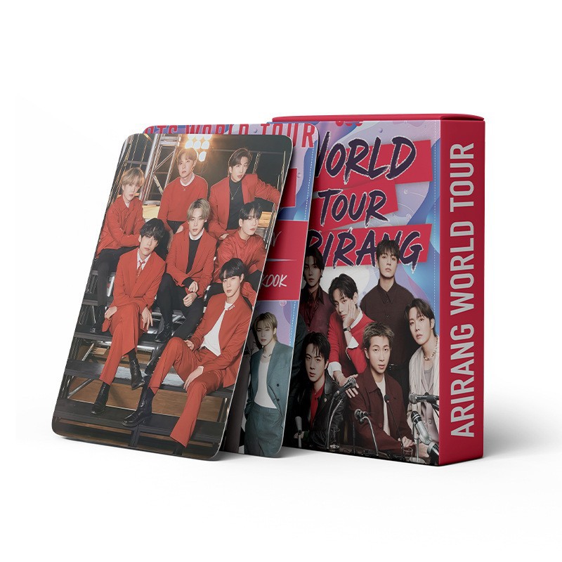 Cadena total, una gran cantidad de stock, 55 hojas de tinta BT SK IVE ATEEZ KPOP, estrellas coreanas alrededor de LOMO