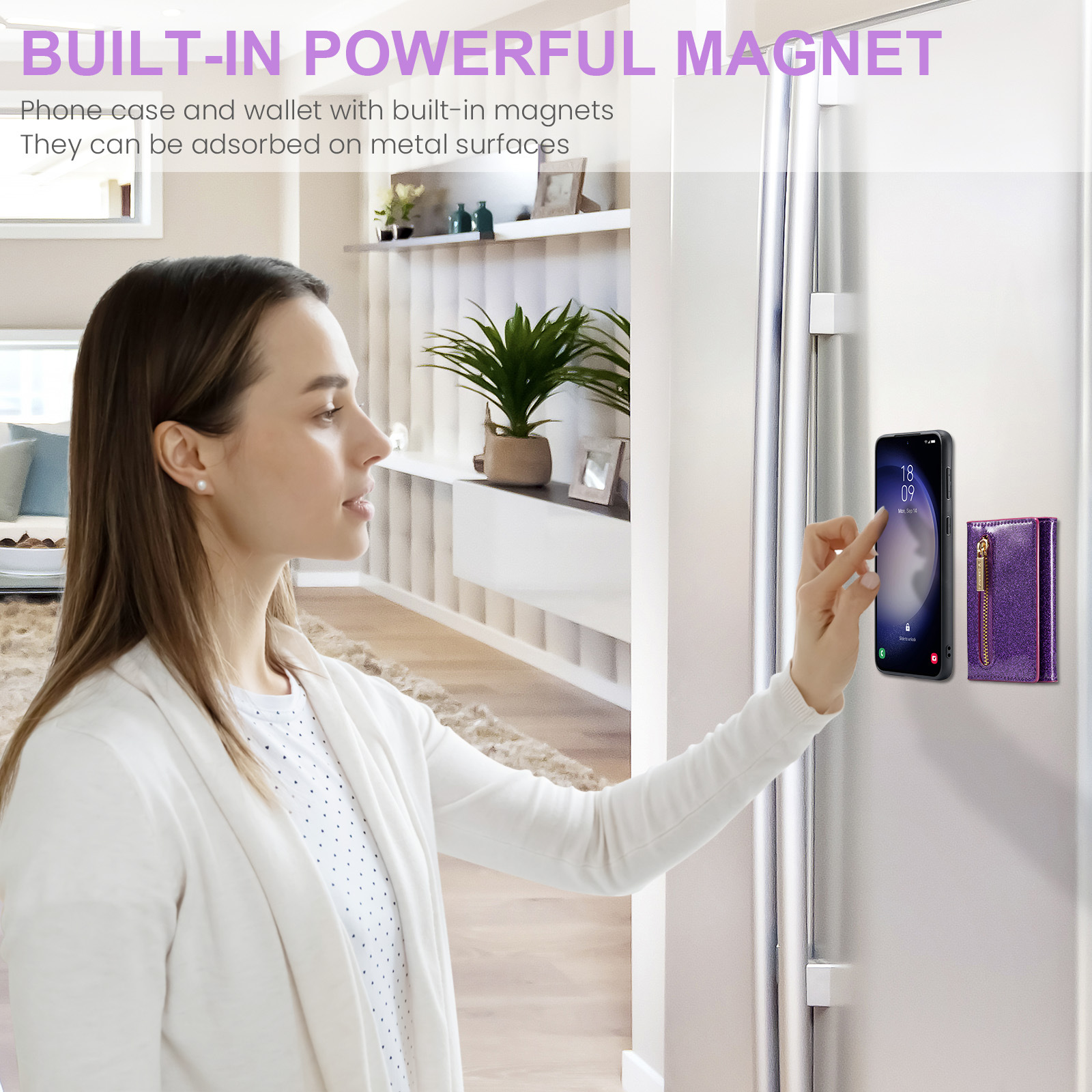 M3 per Samsung S20 FE due in uno borsa per schede flash custodia per cellulare S20 FE custodia protettiva con cerniera magnetica_voghion.com