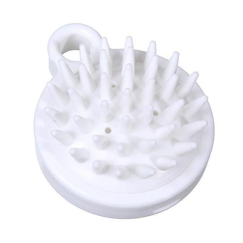 Japanese style silicone simple unprinted soft and comfortable soft bristle cleaning cleaning bath massage scalp health care shampoo brush