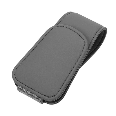 Leather Glasses Holder, Car — Car Glasses Clip/Bill Clip