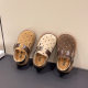 Girls' Potion Point Boken Single-layer Shoes 2024 Autumn New Children's Baby Leather Shoes Korean-style All-match Western-style Peas Shoes
