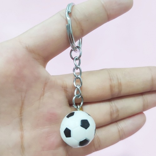 2CM Tennis Ball Keychain Hook Casual Tennis Key Ring Gift Fashion Badminton Key Ring Craft