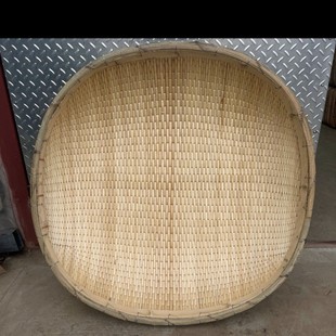 柳编笸箩圆形大号炒货筐收纳筐簸箩柳条簸箕现捞箩筐藤编手工商用-阿里巴巴