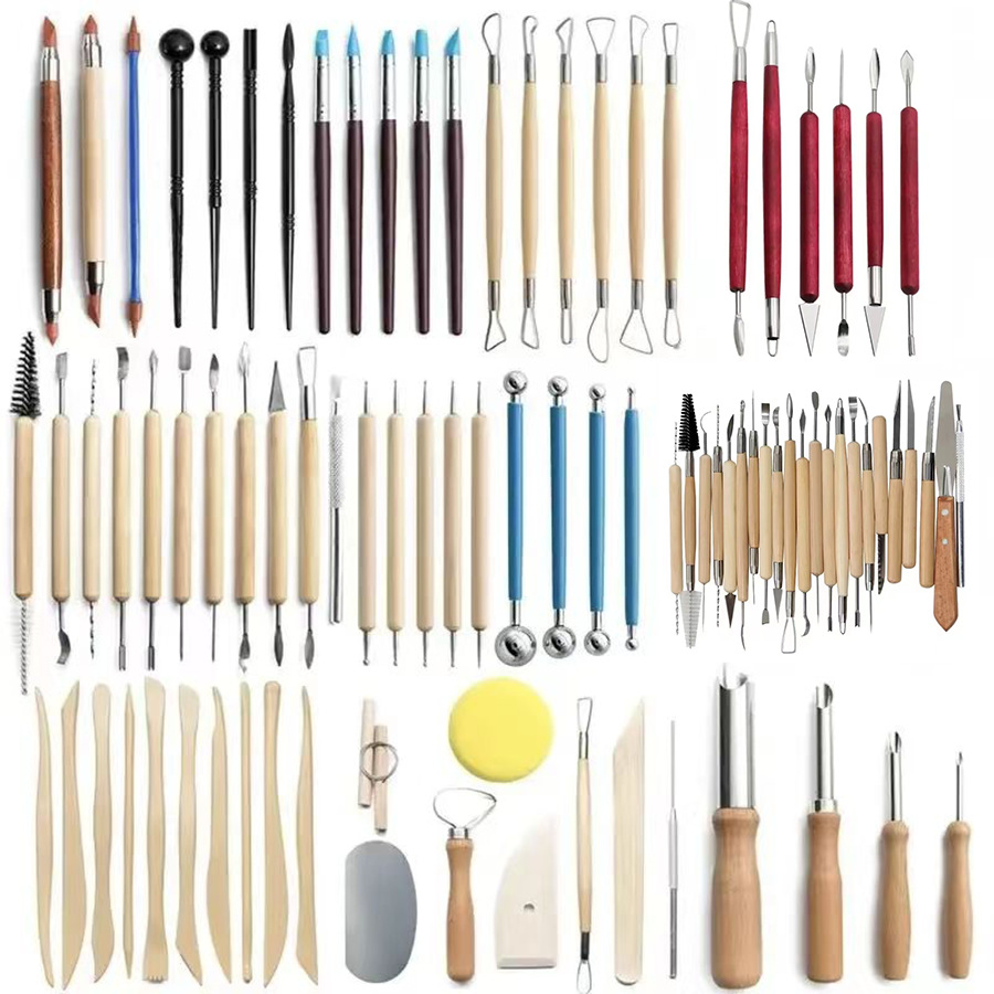5/6/8/11/22件套陶泥泥塑工具泥塑造型工具軟陶陶藝雕塑美術用品