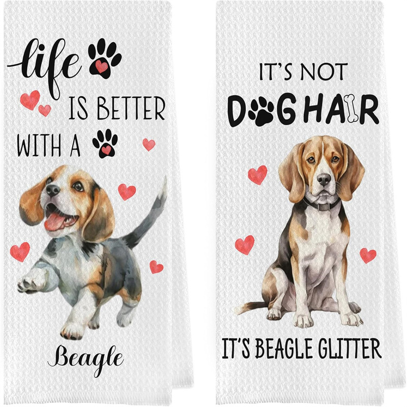 Cross-Border Temu Supply Ultra-Fine Fiber Waffle Pattern Schnauzer Dog Black and White Piano Keys 3D Printed Towel Kitchen Cross-Border Temu Supply Ultra-Fine Fiber Waffle Pattern Schnauzer Dog Black and White Piano Keys 3D Printed Towel Kitchen