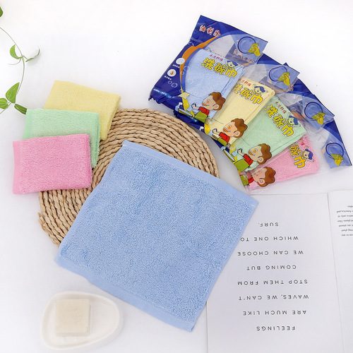 Oily Clean Dish Towel Wooden Bamboo Fiber White Cleaning Cloth Magical Wipe Kitchen Oil Proof Scrub Cloth Manufacturer Wholesale