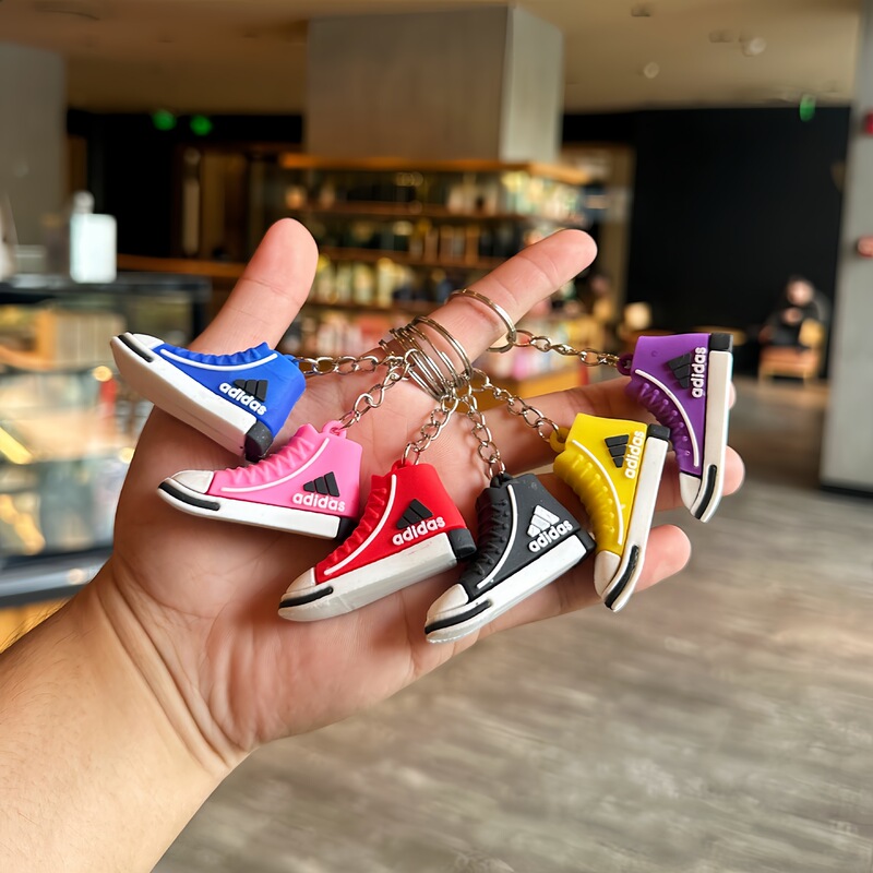 Adidas Keychain Small Shoe Bag Pendant Sneaker Ornament Car Keychain Street Vendor Small Gifts Wholesale