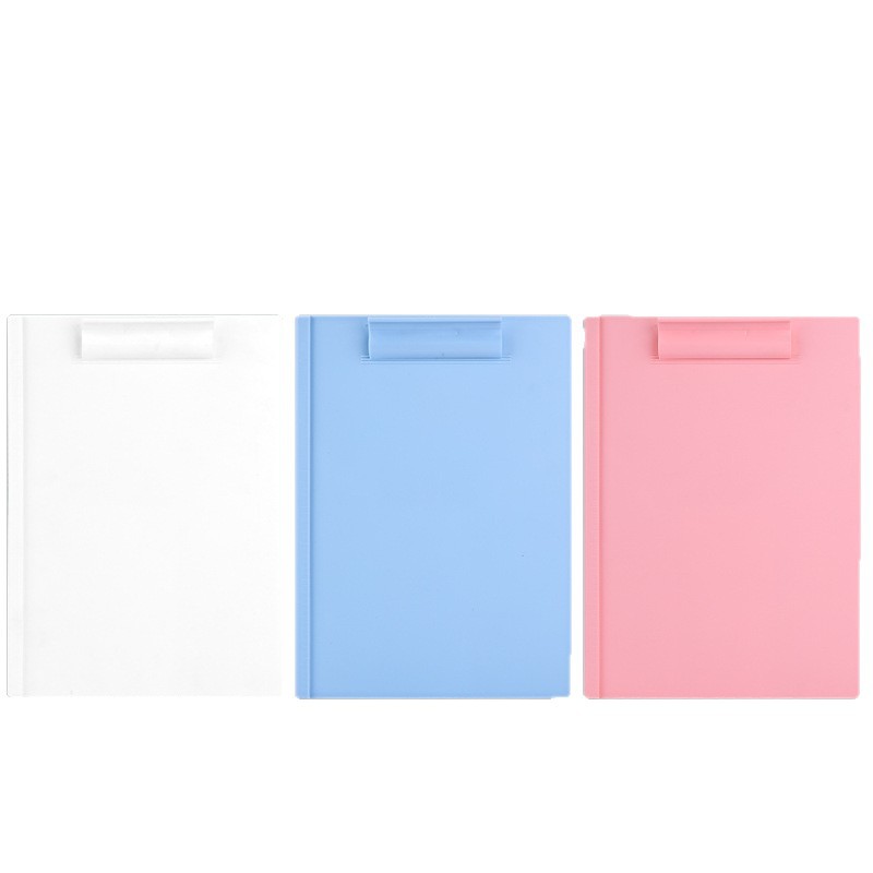 Clipboard engrosado a4 archivos tablero de escritura tablero de plástico para estudiantes suministros de oficina multifuncional tablero de menú al por mayor