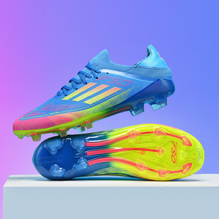跨境世界杯兒童足球鞋男青少年學生女TF碎釘AG長釘比賽訓練運動鞋