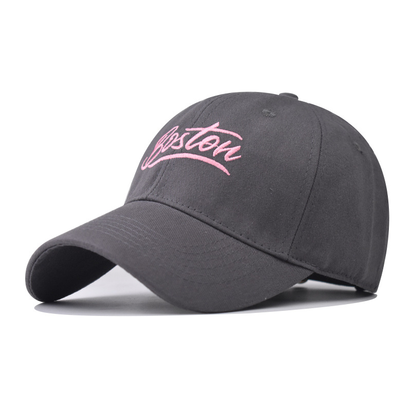 Nuevo algodón transfronterizo al aire libre bordado sombrero de béisbol para hombres y mujeres personalidad sombrero de boca de pato