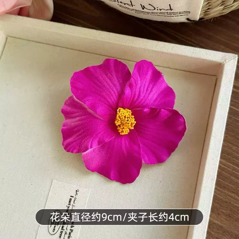 Hairgrip floral clips, princess French-style phalaenopsis & plumeria, multi-size duckbill & pins