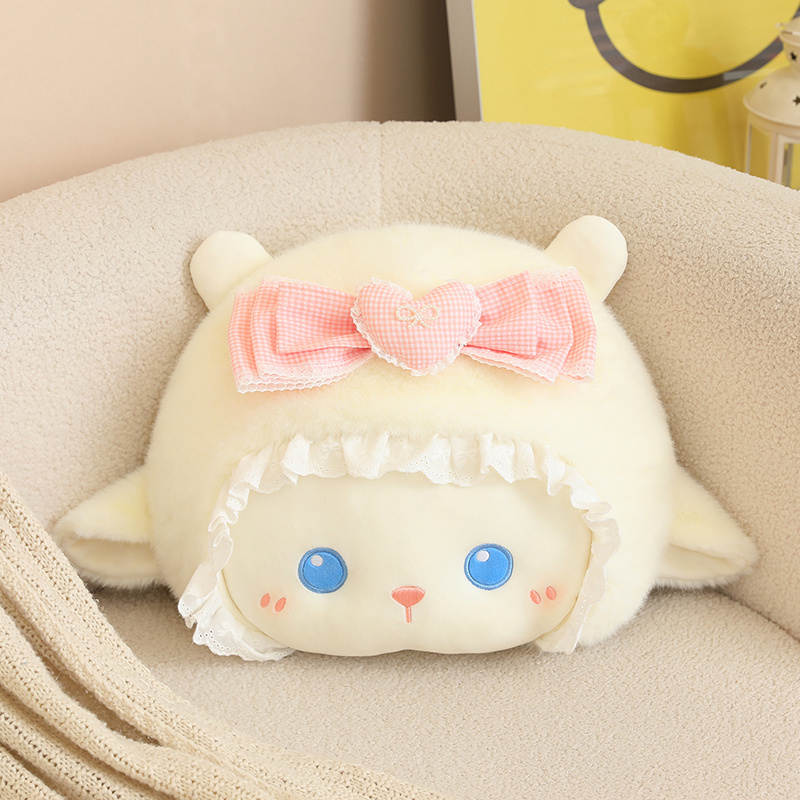 Mochila y Almohada de Oveja de Peluche de Franela para Niños image 6