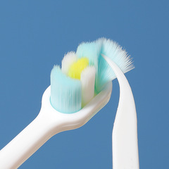 RAOYI Cartoon Bear Children's Toothbrush Single Pack 2-6 Years Old Infant Baby Colorful Tufted Million-Hair Toothbrush Wholesale Manufacturer