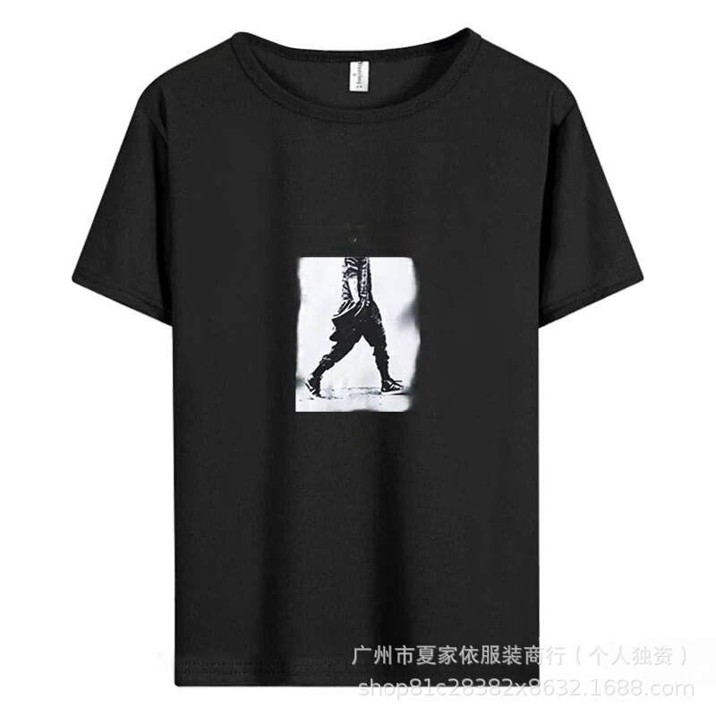 1元2元外国貿易格安衣類カジュアル紳士服t夏半袖Tシャツメンズルーズラウンドネック半袖卸売露店|undefined