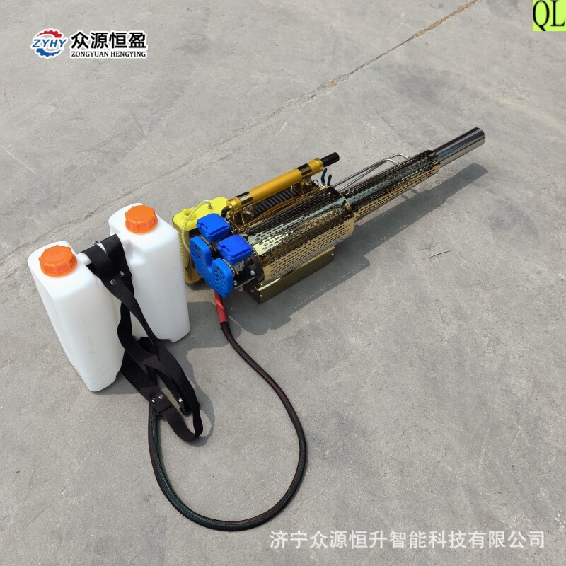 Atomizer for Epidemic Prevention and Disinfection, Backpack-Type Disinfection and Spraying Mist Machine, Titanium Alloy Dual-Tube Pulse Mist Machine