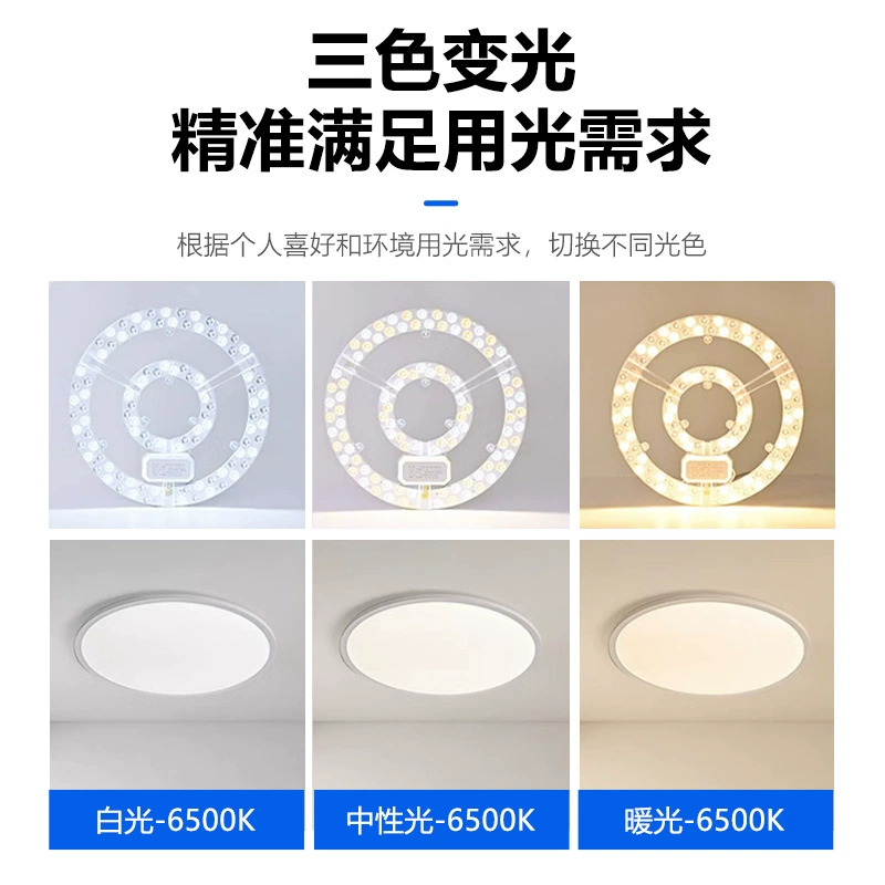 LED ceiling light, magnetic lamp, energy-saving changeable light source