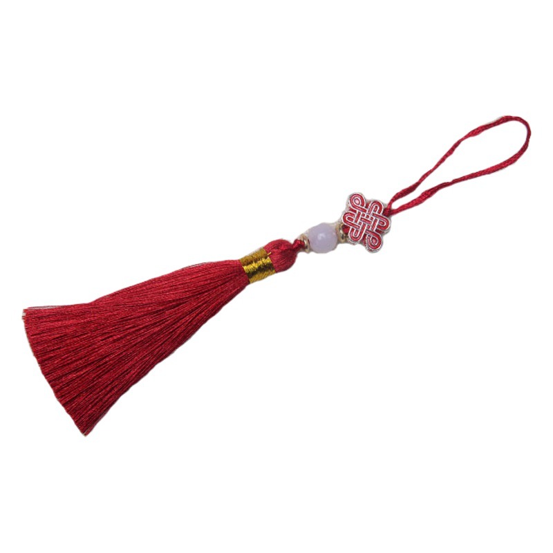 7cm tassel tassel Chinese knot small pendant bookmark pendant jewelry U disk phone case ornaments large quantity and excellent price