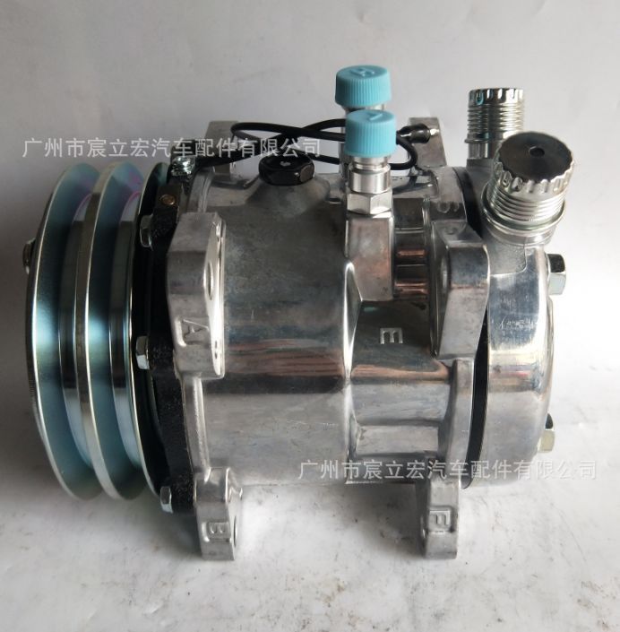 505-UNIVERSAL A2 12V24V 125mm Compresor de aire acondicionado universal para automóviles - COUN001