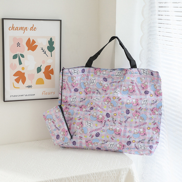 Cartoon handheld big shopping bag