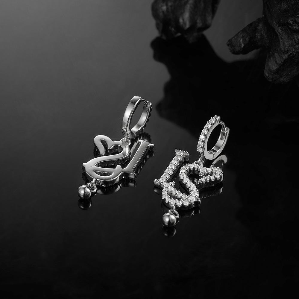 실버 모이사나이트-화이트 골드