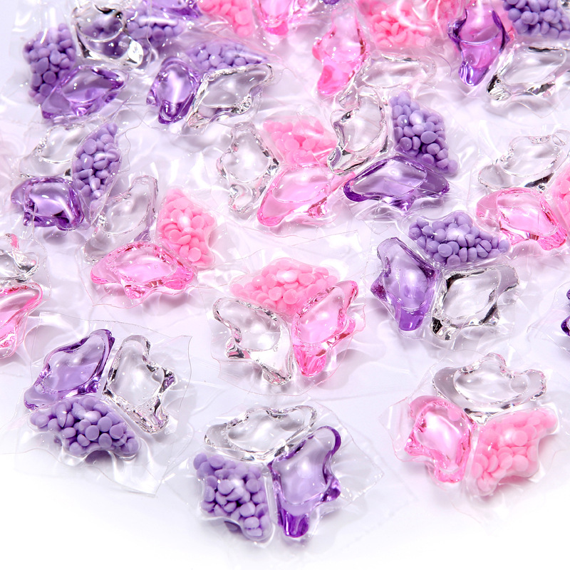 Three-in-One Laundry Beads Wholesale Manufacturer Bulk Three-Compartment Concentrated Laundry Beads Laundry Detergent with Enhanced Rubbing, Long-lasting Scent