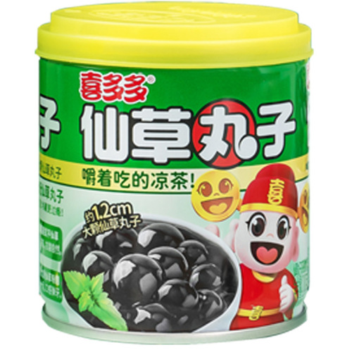 Xiduoduo Grass Jelly Balls, Grass Jelly Pudding, Grass Jelly Syrup, Rice Jelly, Clearing Heat and Soothing Fire, Herbal Tea, Grass Jelly Hot Pot Companion