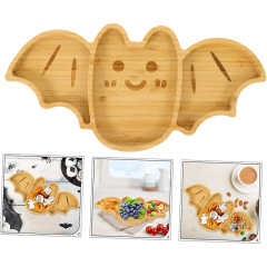 工场木制ディナープレートハロウィーン装饰食器お菓子チーズ木制トレーにロゴを付けることができます