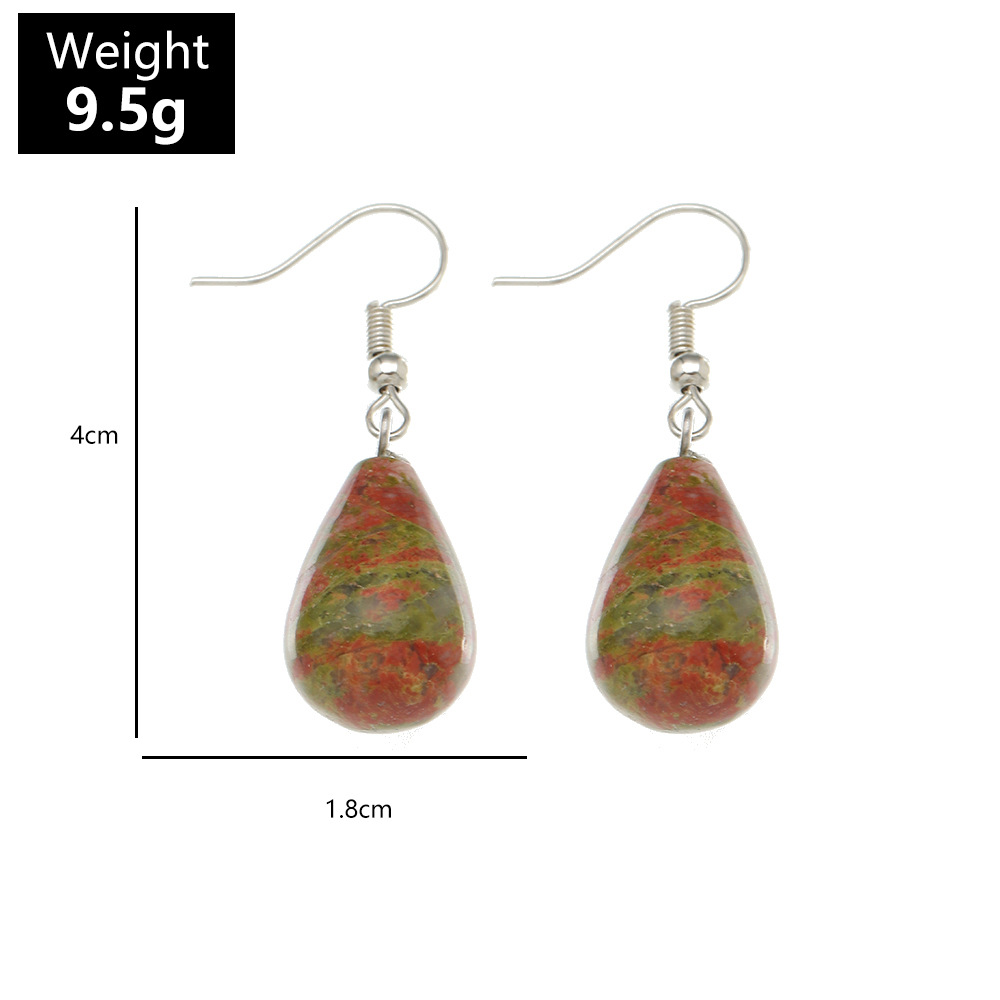 simple transparent crystal dropshaped earringspicture16