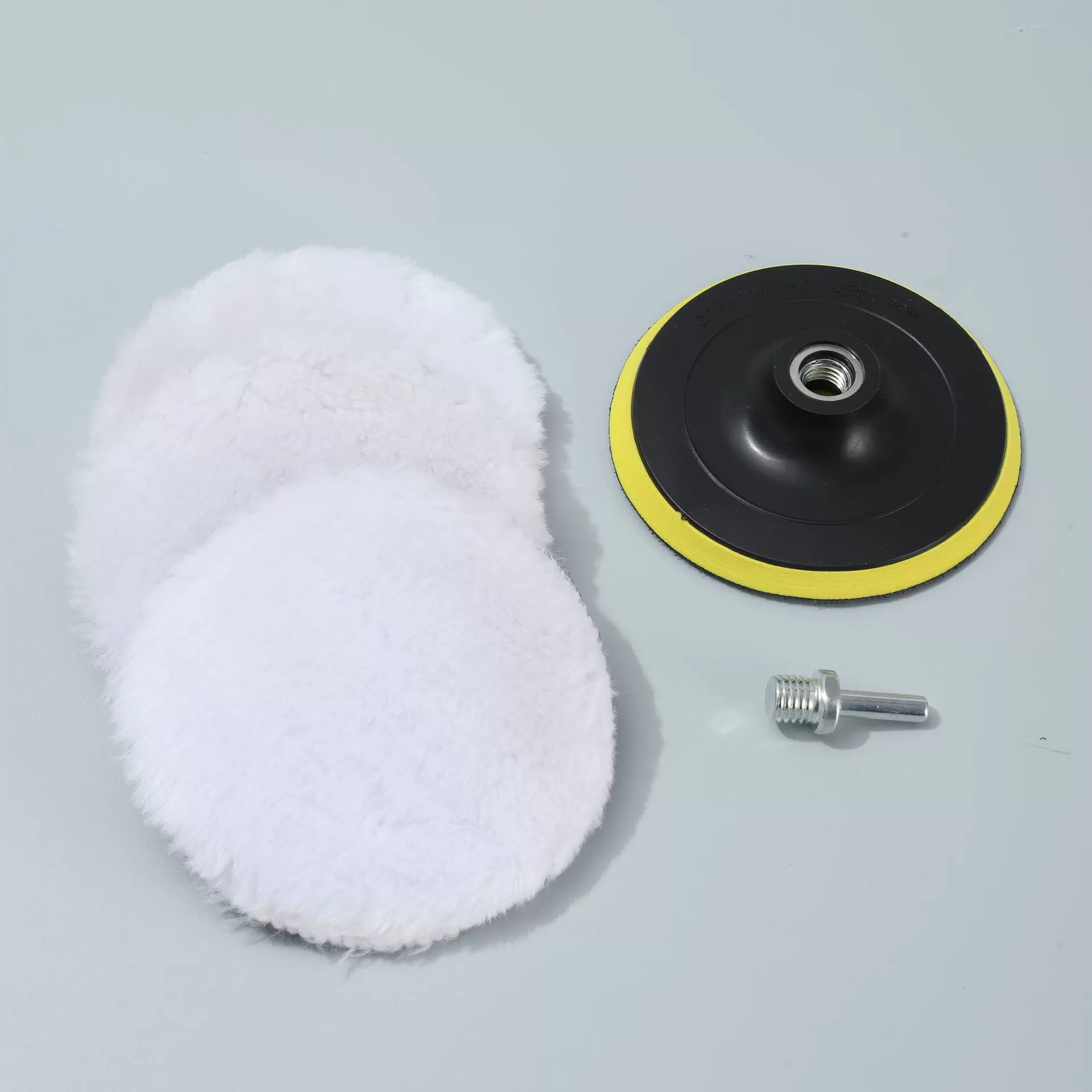 跨境羊毛球抛光盘5pcs仿羊毛垫套装5件套3-7寸汽车美容打磨垫批发