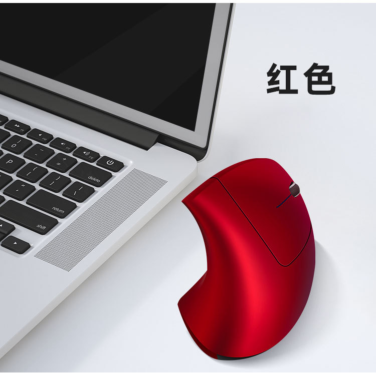 Kablosuz 2.4G dikey beşinci nesil sağ el pil şarjlı kablolu mouse Amazon yaratıcı üretici toptan satış