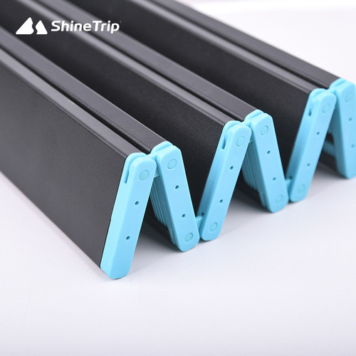 Shanqu outdoor portable aluminum alloy folding table camping stall table multi-purpose picnic barbecue aluminum plate table