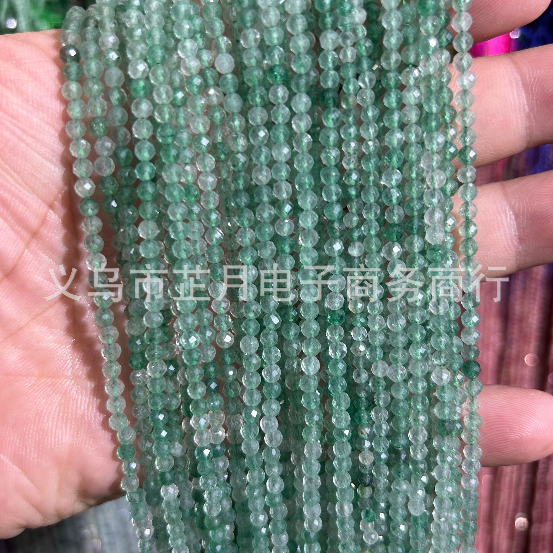 Pequeñas cuentas 2mm3mm4mm facetas todo tipo de ágata Cristal de piedra natural granos sueltos DIY joyería pulsera collar