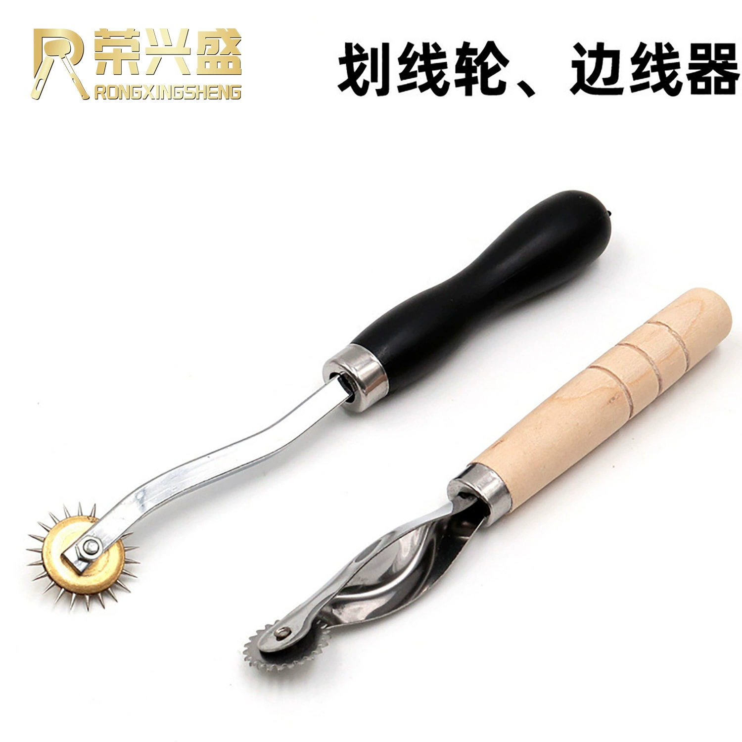 Оптовая Продажа с фабрики кожа черного дерева боковая линия разметка колесо костюм ручной работы Инструменты для изготовления кожи