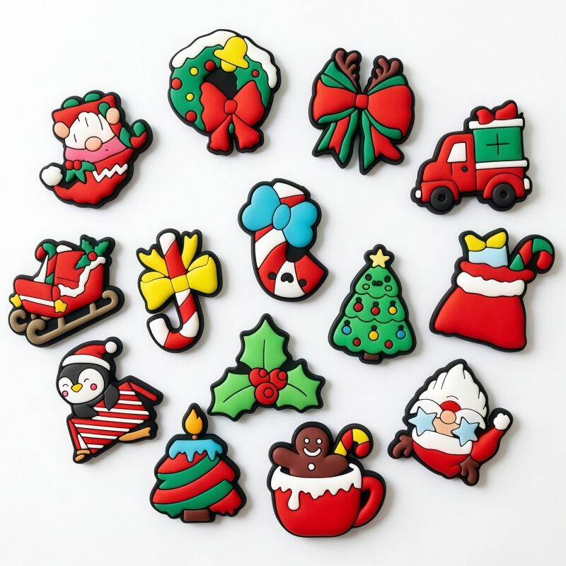 New Christmas Santa Claus, Snowman, Reindeer, Sleigh, Clog Shoe Decorations, Shoe Accessories, Shoe Buckles, Cross-Border Wholesale DI New Christmas Santa Claus, Snowman, Reindeer, Sleigh, Clog Shoe Decorations, Shoe Accessories, Shoe Buckles, Cross-Border Wholesale DI