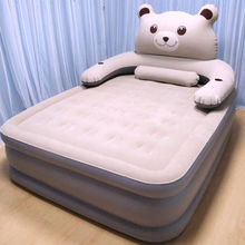 充气床垫加高家用双人自动卡通龙猫床便携式单人加厚户外冲气垫床