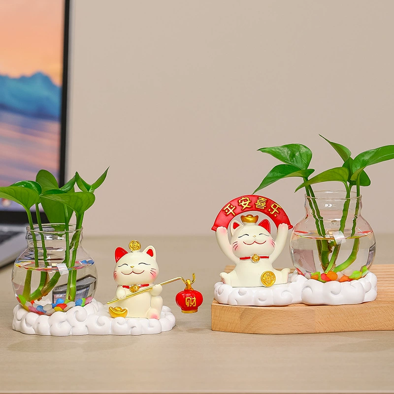 Национальный прилив, чтобы сделать удачу, гидропонный кот