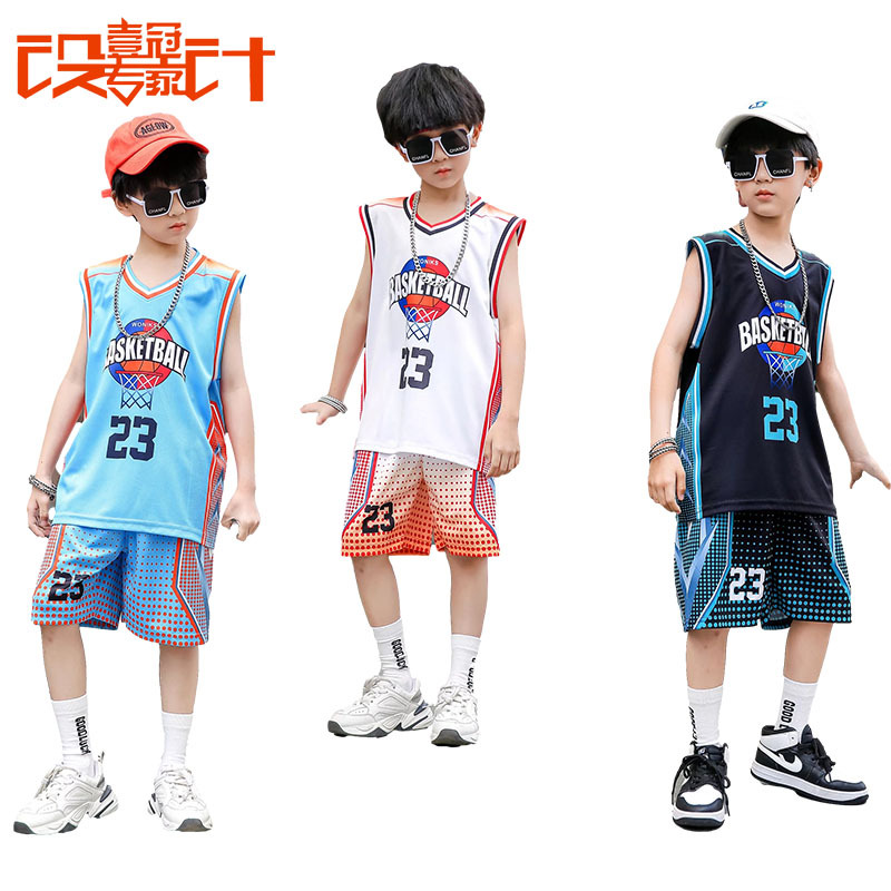 Children's Clothing Basketball Clothing Summer Vest Performance Jersey Children's Suit Student Competition Training Jersey Children's Day Clothing
