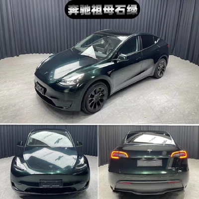 Auto Color Change Film, Pet Material Green Crystal Apple - pet-emerald-green-mercedes-benz-152m-x-17m