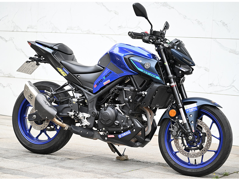Suitable for Yamaha Mt03 Bumper Anti-Fall Bar Aluminum Alloy Spring Head Competitive Anti-Fall Guard Bar Body Protection Bar