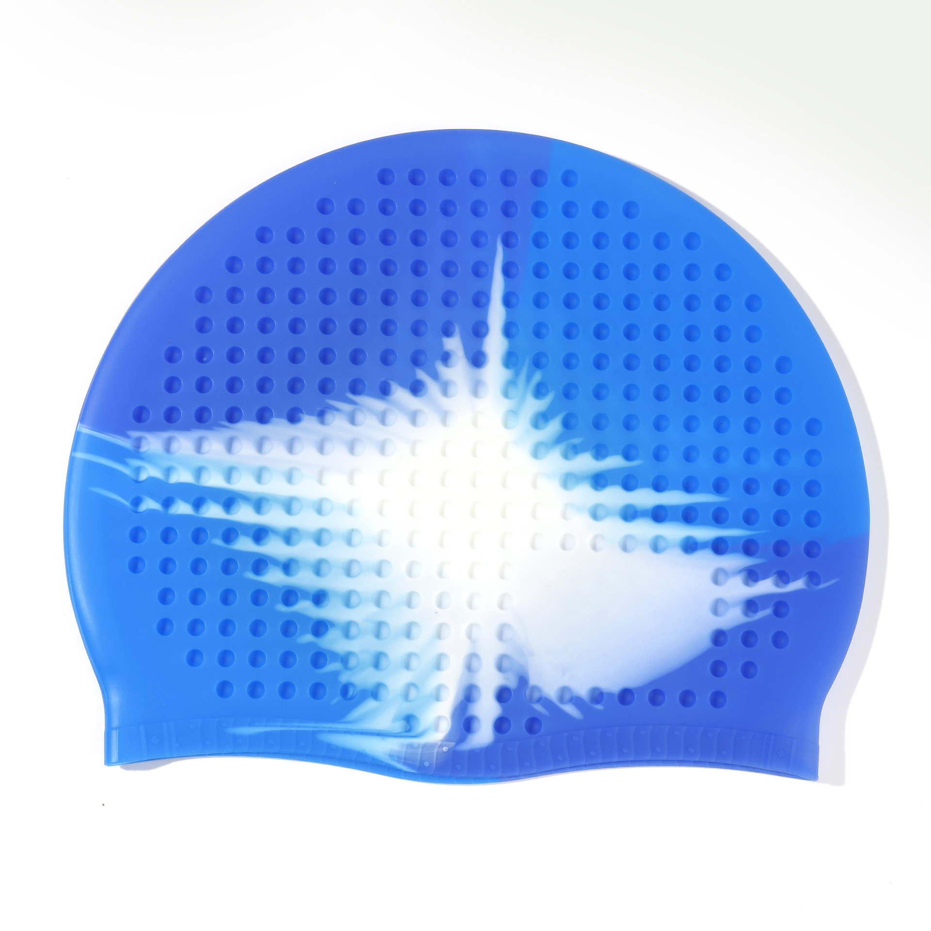 Sombrero de natación de silicona para adultos unisex sombrero de natación de silicona agujero elástico sombrero de natación burbuja sombrero fábrica de suministro directo