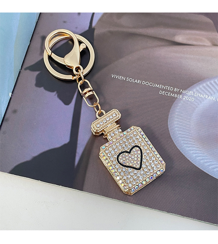New Style Zinc Alloy Heart Shape Women's Bag Pendant Keychain display picture 8